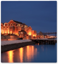 Lisbon waterfront to the River Tagus