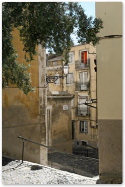 Old town quarter of Lisbon